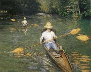 Gustave Caillebotte Racing boat oil